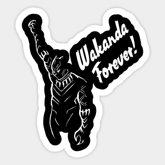 Wakanda Forever! Sticker by RaphaelComPh